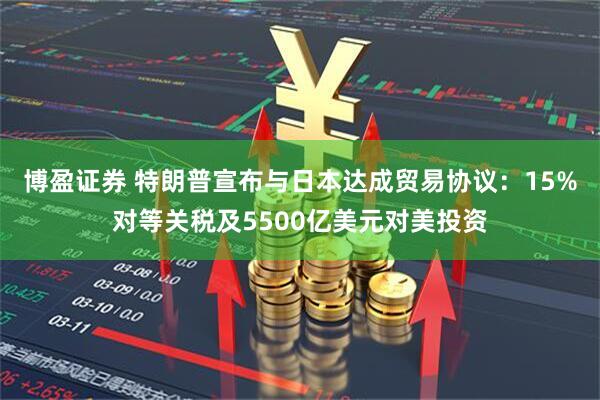 博盈证券 特朗普宣布与日本达成贸易协议：15%对等关税及5500亿美元对美投资