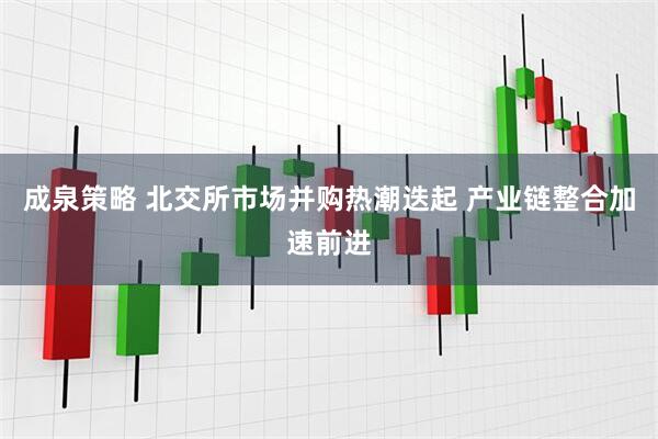 成泉策略 北交所市场并购热潮迭起 产业链整合加速前进